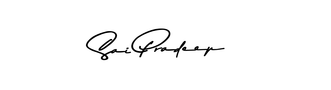 Create a beautiful signature design for name Sai Pradeep. With this signature (Asem Kandis PERSONAL USE) fonts, you can make a handwritten signature for free. Sai Pradeep signature style 9 images and pictures png